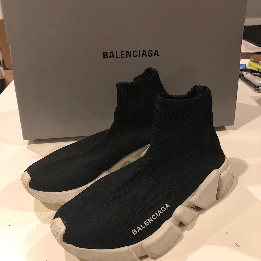Balenciaga Speed Trainers Knit Sneaker (Size US 5.5)